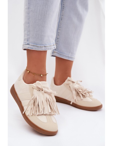 Moteriški sportbačiai su kutais smėlio spalvos Dorivelle