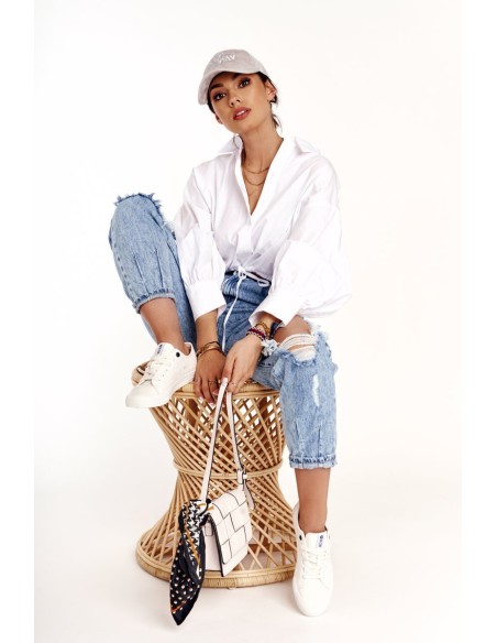 Moteriški žemakulniai sportbačiai Big Star DD274451 balti