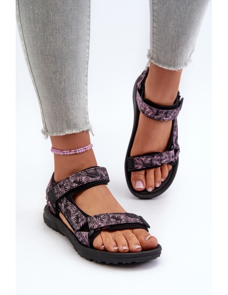 Lightweight Sports Women's Sandals Black-Pink Lumeria