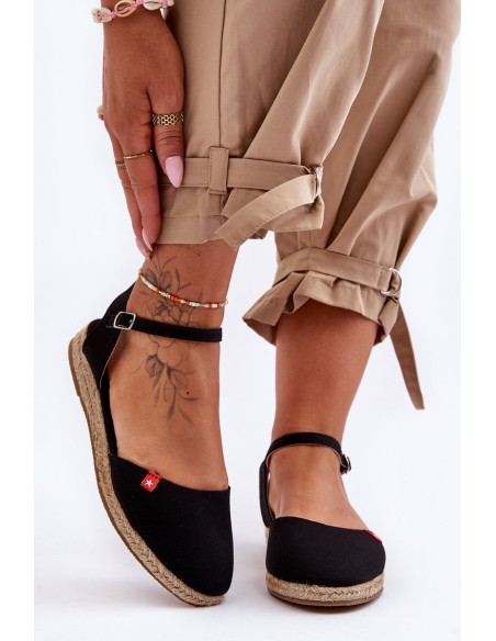 Women's Platform Espadrilles Big Star FF274526 Black