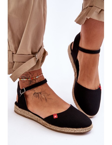 Women's Platform Espadrilles Big Star FF274526 Black