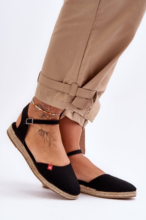 Women's Platform Espadrilles Big Star FF274526 Black