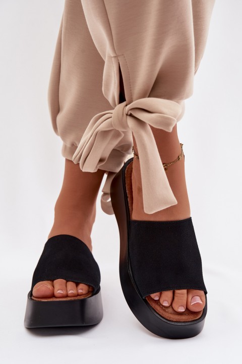 Women's Platform Sandals Black Liorisse