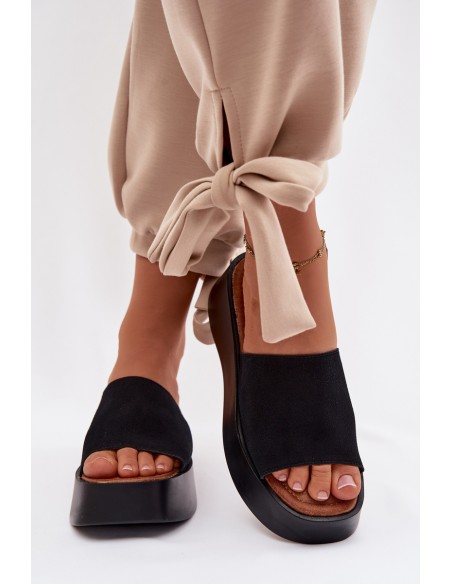 Women's Platform Sandals Black Liorisse