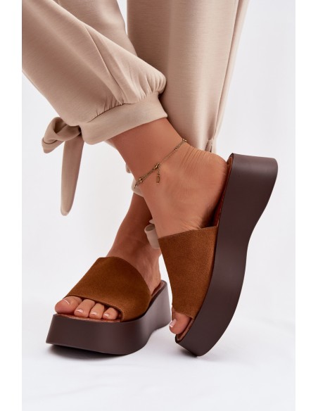 Women's Platform Sandals Camel Liorisse
