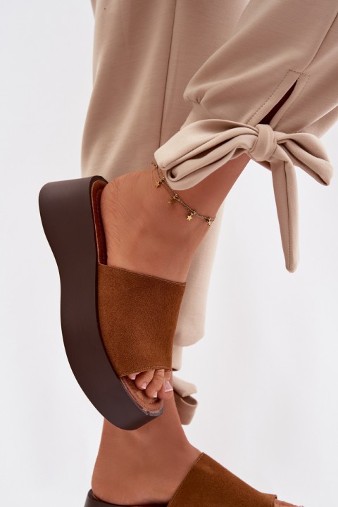 Women's Platform Sandals Camel Liorisse