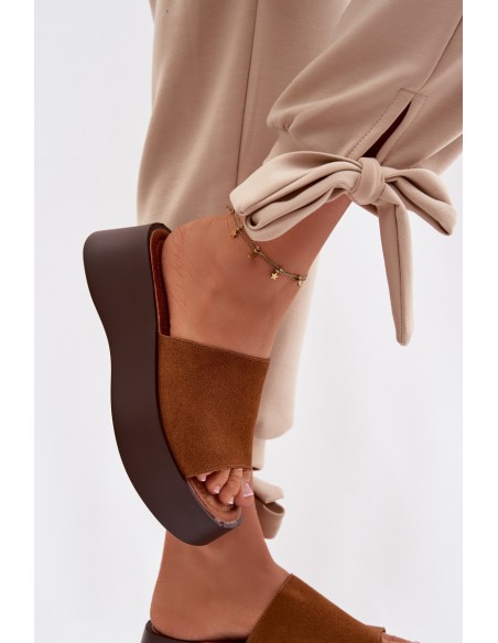 Women's Platform Sandals Camel Liorisse