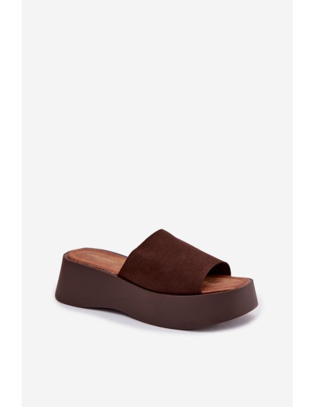 Women's Platform Sandals Chocolate Liorisse