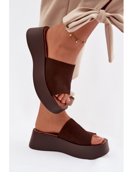 Women's Platform Sandals Chocolate Liorisse