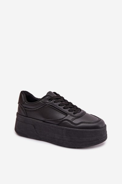 Women's Sneakers with Chunky Platform Black Feressa 2
