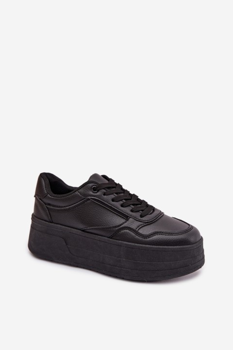 Women's Sneakers with Chunky Platform Black Feressa
