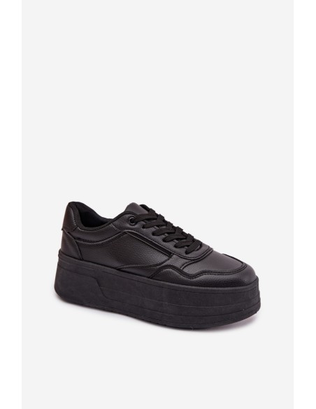 Women's Sneakers with Chunky Platform Black Feressa