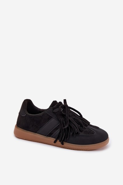 Women's Sneakers With Fringes Black Dorivelle 2