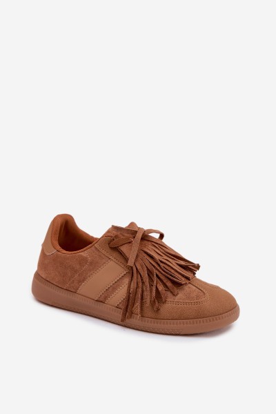 Women's Sneakers With Fringes Camel Dorivelle 2
