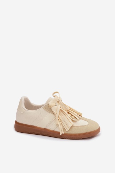 Women's Sneakers With Fringes Yellow Dorivelle 2