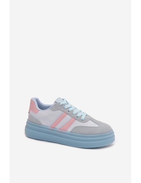 Women's Platform Sneakers Blue Galleria