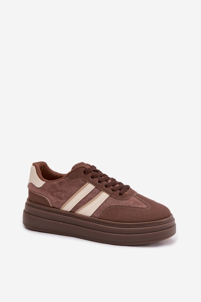Women's Platform Sneakers Brown Galleria 2