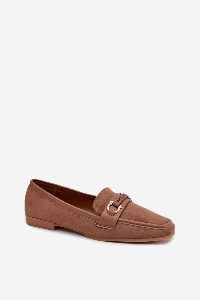 Women's Loafers Brown Evelora with Decorative Element 2