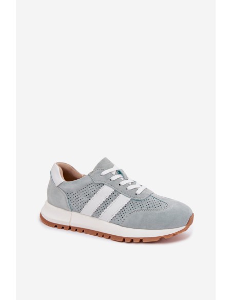 Women's Sneakers Made of Natural Suede Mint Marceline