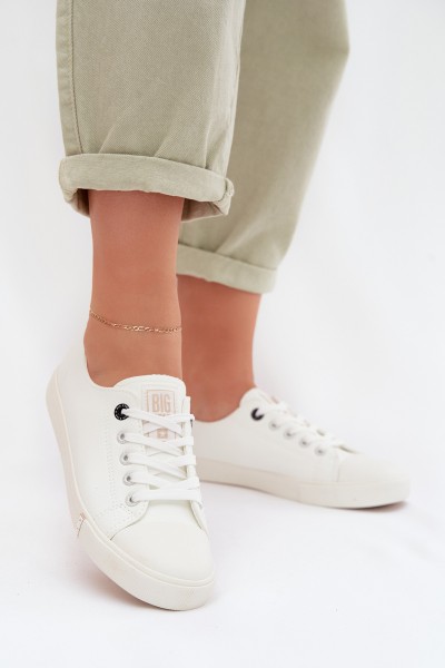 Women's Eco Leather Sneakers Big Star TT274023 White