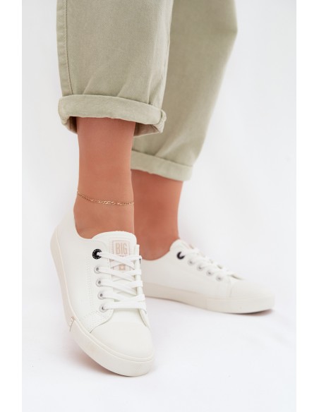 Women's Eco Leather Sneakers Big Star TT274023 White