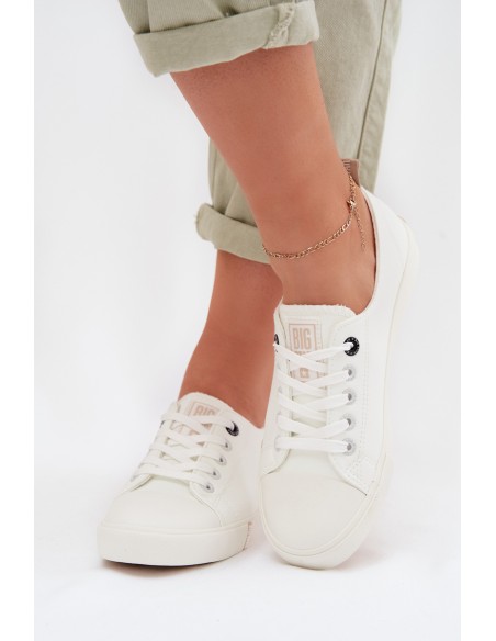 Women's Eco Leather Sneakers Big Star TT274023 White