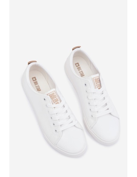 Women's Eco Leather Sneakers Big Star TT274001 White