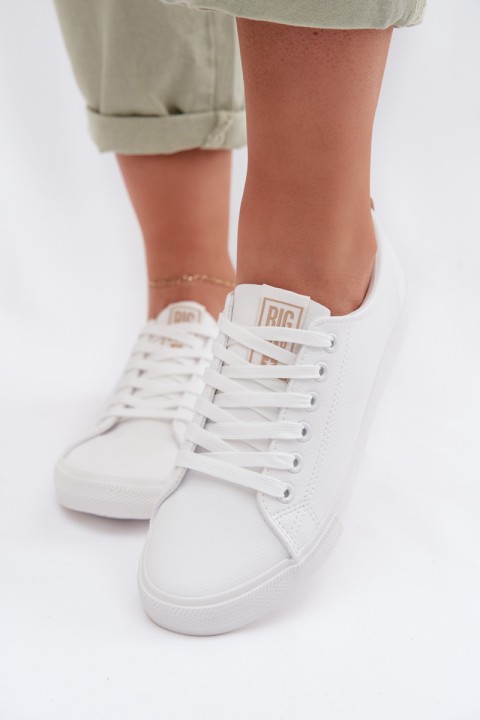 Women's Eco Leather Sneakers Big Star TT274001 White