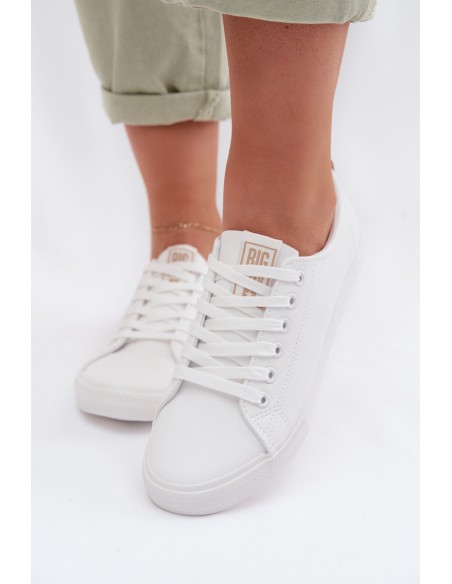 Women's Eco Leather Sneakers Big Star TT274001 White