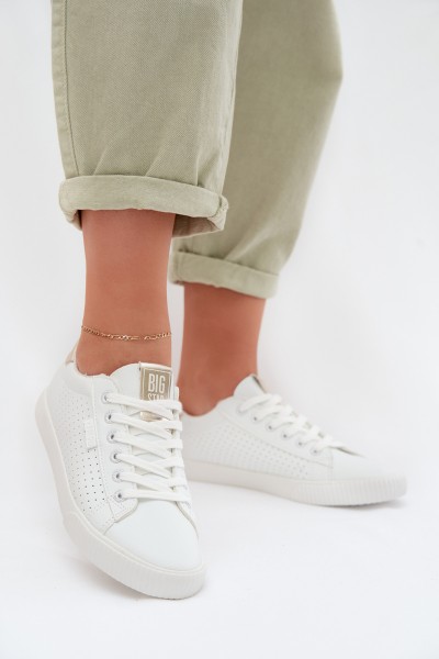 Women's Eco Leather Sneakers Big Star TT274020 White