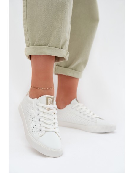 Women's Eco Leather Sneakers Big Star TT274020 White