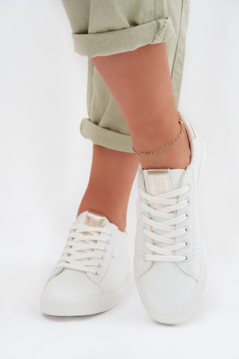 Women's Eco Leather Sneakers Big Star TT274020 White