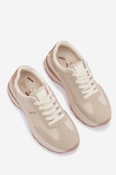 Women's Sneakers Sports Shoes Big Star TT274876 HI-POLY SYSTEM Beige 2