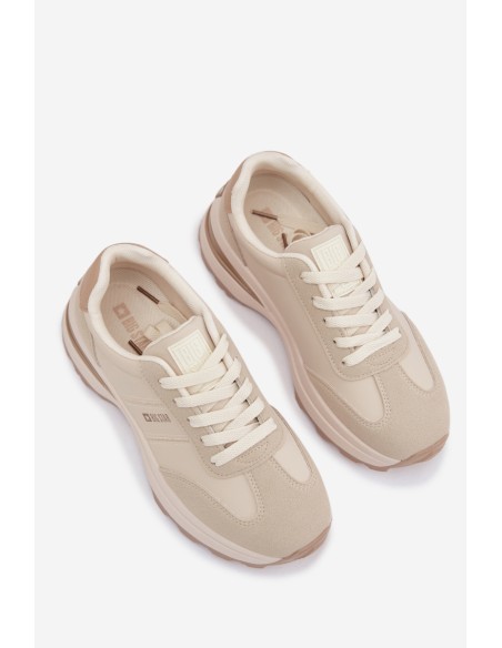 Women's Sneakers Sports Shoes Big Star TT274876 HI-POLY SYSTEM Beige