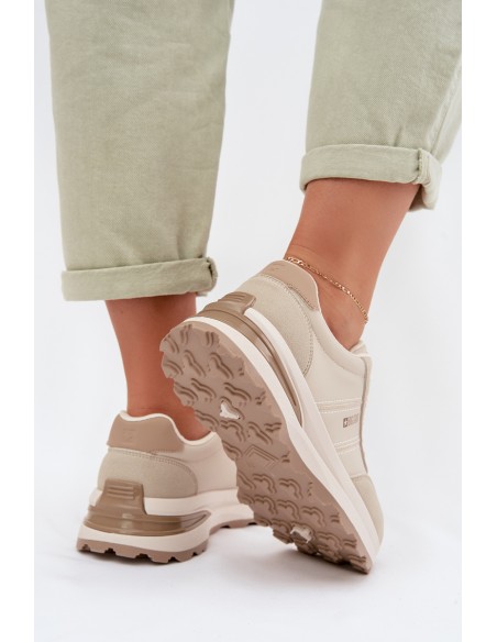 Women's Sneakers Sports Shoes Big Star TT274876 HI-POLY SYSTEM Beige