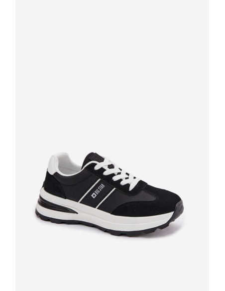 Women's Sneakers Sports Shoes Big Star TT274877 HI-POLY SYSTEM Black