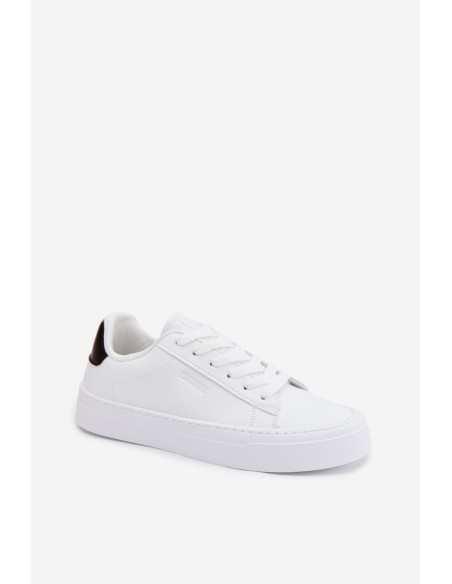 Women's Sneakers From Eco Leather Big Star TT274928 HI-POLY SYSTEM White