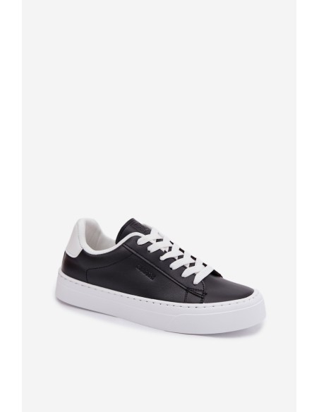 Women's Sneakers Made of Eco Leather Big Star TT274927 HI-POLY SYSTEM Black