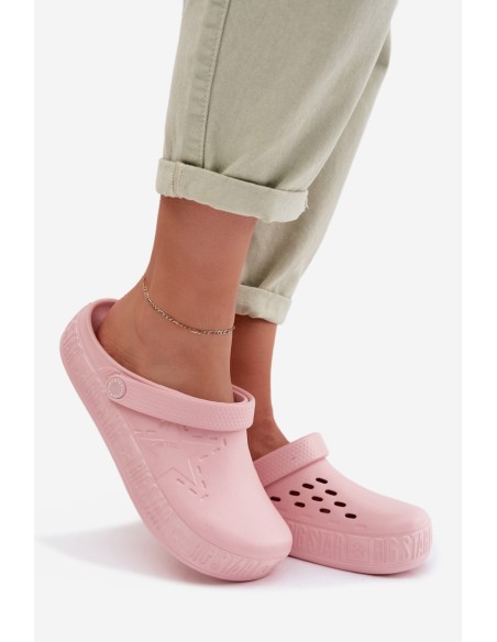 Women's Foam Chodaki Slides Big Star TT274A080 Pink