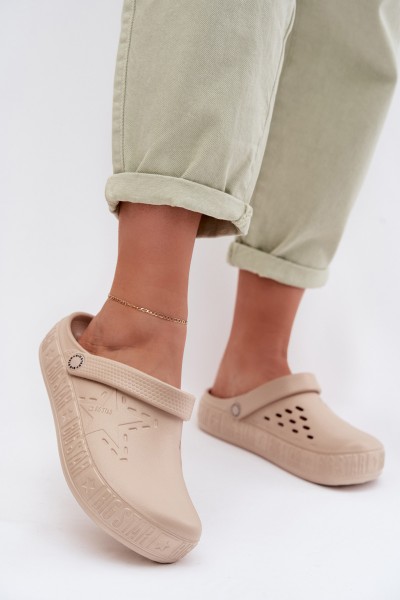 Women's Foam Clogs Big Star TT274A083 Beige