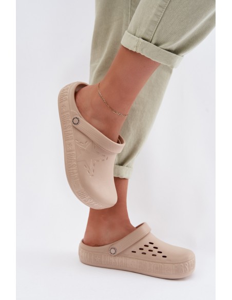 Women's Foam Clogs Big Star TT274A083 Beige