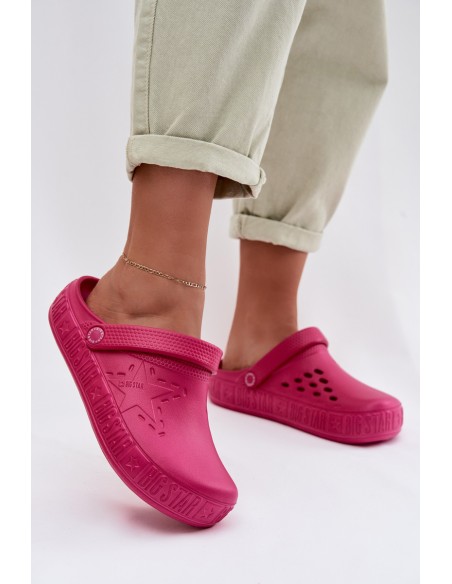 Women's Foam Clogs Big Star TT274A082 Fuchsia