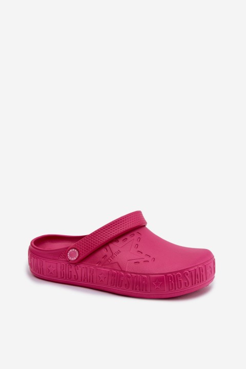 Women's Foam Clogs Big Star TT274A082 Fuchsia