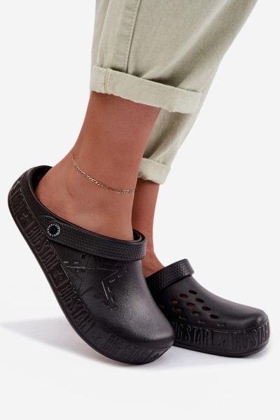 Women's Foam Chodaki Slides Big Star TT274A084 Black 2