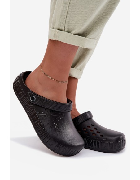 Women's Foam Chodaki Slides Big Star TT274A084 Black