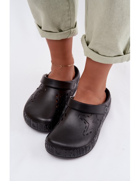 Women's Foam Chodaki Slides Big Star TT274A084 Black