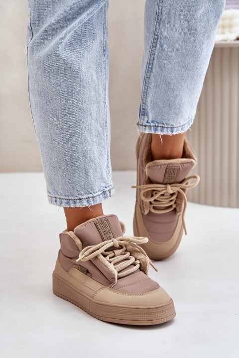 Ladies Snow Boots Big Star OO274A532 Beige