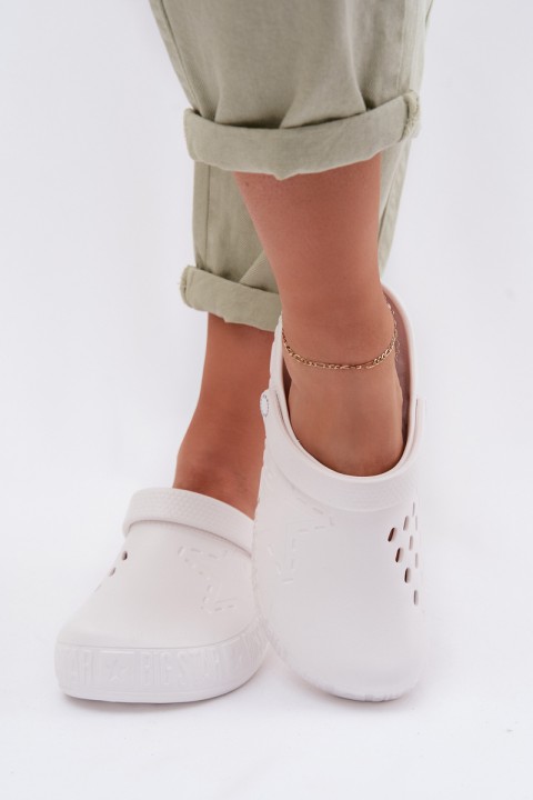 Women's Foam Clogs Big Star TT274A081 White