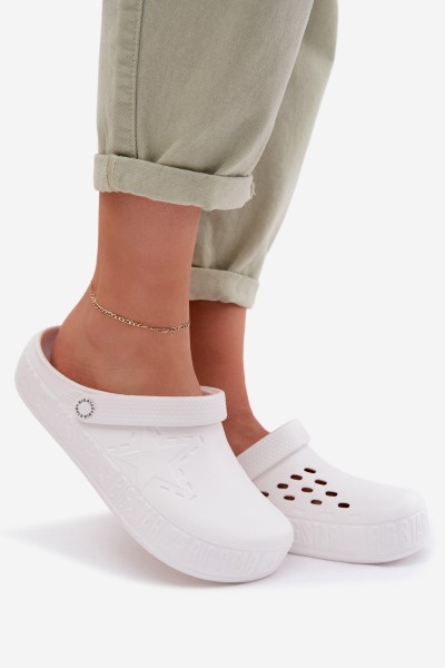 Women's Foam Clogs Big Star TT274A081 White 2