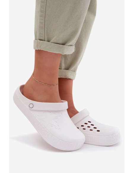 Women's Foam Clogs Big Star TT274A081 White